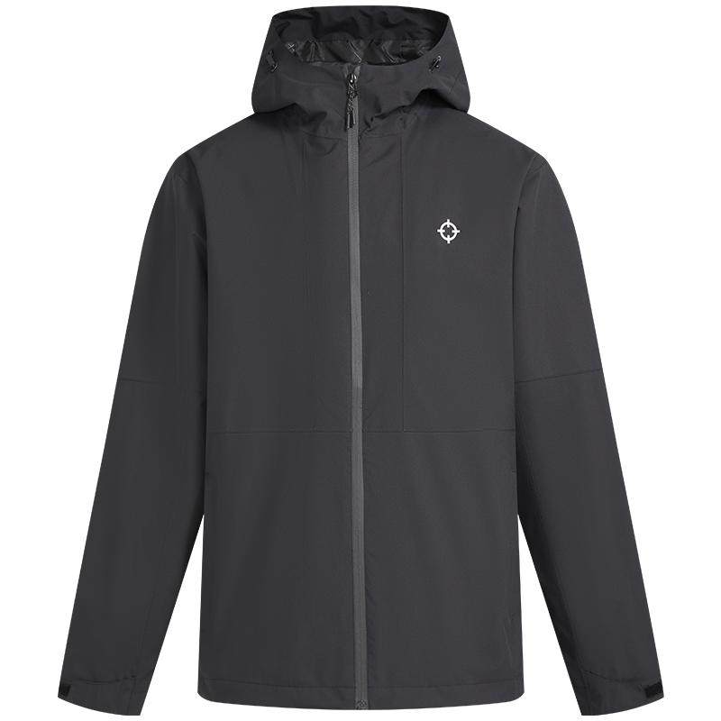 准者防泼水冲锋衣男女秋季新款户外登山运动三防单壳夹克连帽外套