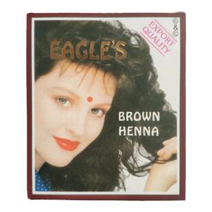 eagles原装鹰牌印度纯植物养发护发棕色黑色海娜粉五盒包邮遮盖