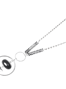 Unvesno钛合金简约情侣个性项链