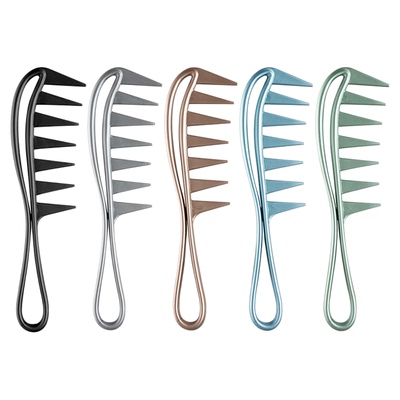 男士专用宽齿纹理梳子美发油头背