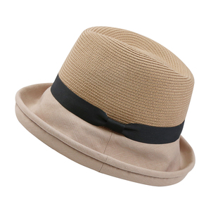 MARJAKURKI玛丽亚古琦遮阳帽子女夏季防晒防紫外线时尚太阳帽礼帽