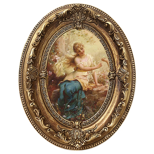 复古森林欧式浮雕做旧相框画框家居民宿墙装饰文艺轻奢壁挂照片墙