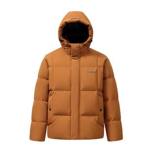 【雪壳系列】雪中飞25冬新款羽绒服男休闲短运动连帽90绒面包服S