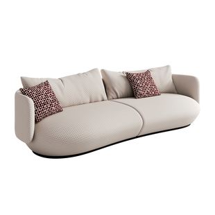 多特莱菲意式极简高级感客厅轻奢布艺云朵沙发小户型精致设计师