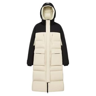 波司登奥莱冬都市户外保暖大口袋男女同款长款厚羽绒服外套