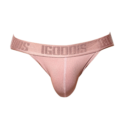 igoodis内裤U凸囊袋螺纹莫代尔