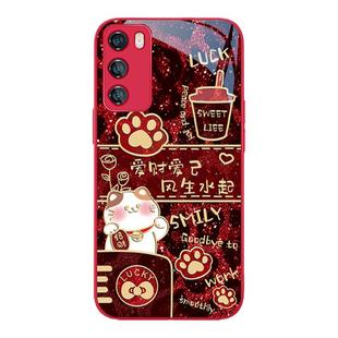 适用招财猫vivox200手机壳iqoo13新款x100/s19/s18女款iqooneo9高级感x80玻璃x70粉色x60/s17/s9/s20/12/11/7