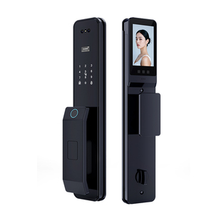 智能门锁入户门人脸识别普通门锁改智能锁密码锁家用门锁上门安装