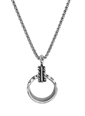 嘻哈潮ins张艺兴同款项链男钛钢