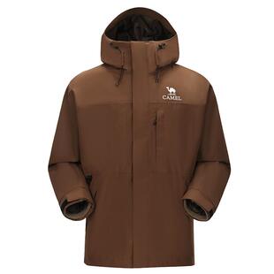 [雨舞者]骆驼冲锋衣女装秋冬外套三合一防水防风保暖户外登山服男