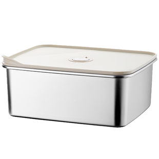 304不锈钢冻汤盒食品级炖鸡汤高汤分装冰箱冷冻储存保鲜盒可蒸煮