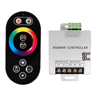 LED灯带触摸8键遥控器RGBW灯条灯光控制器新款七彩rgb单色调光器