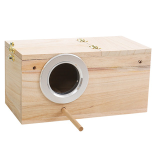 玄凤鹦鹉专用繁殖箱小鸟窝外置四季通用实木质孵化箱鸟屋用品大全