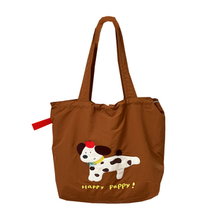 文艺卡通帆布包包女学院风托特包轻便休闲大容量学生党上课单肩包