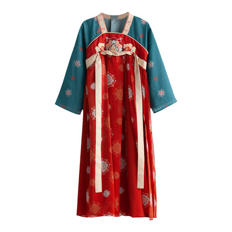 儿童汉服春秋2026新款女童古装裙子春季国风超仙改良团纹韶华襦裙