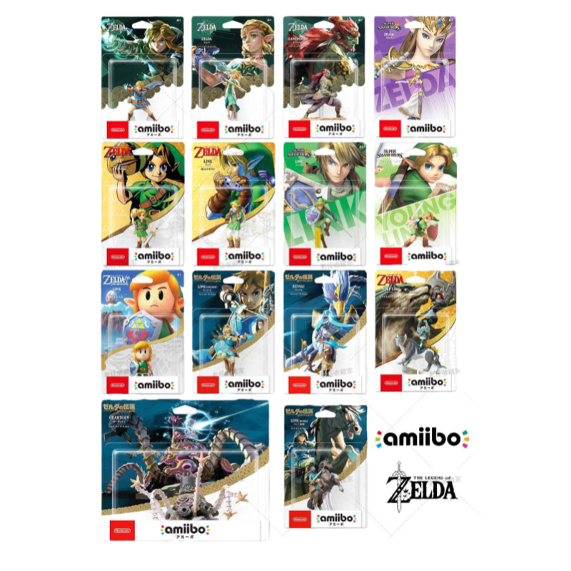 任天堂塞尔达传说王国之泪amiibo手办林克弓荒野守护者梦见岛现货