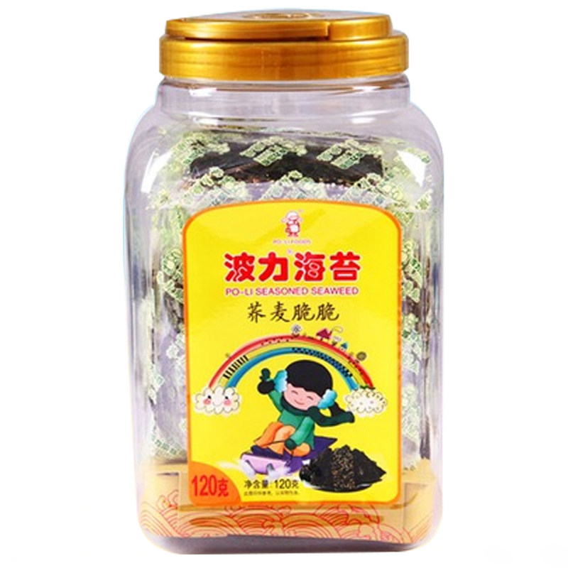 海苔荞麦120g桶装儿童夹心