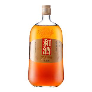 和酒 大开福 五年陈黄酒 上海老酒1000ml*1瓶 单支装上海黄酒