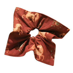 2026马年本命年方巾发圈女生头花红色发绳高级感新年大肠发圈发饰