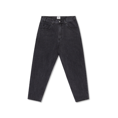 idlt90s高质炭灰炒色锥形牛仔裤