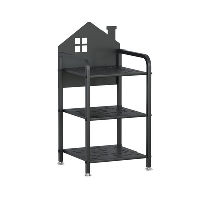 奶油风鞋架铁艺防尘小窄门口儿童鞋柜室内大容量拖鞋收纳放鞋架子