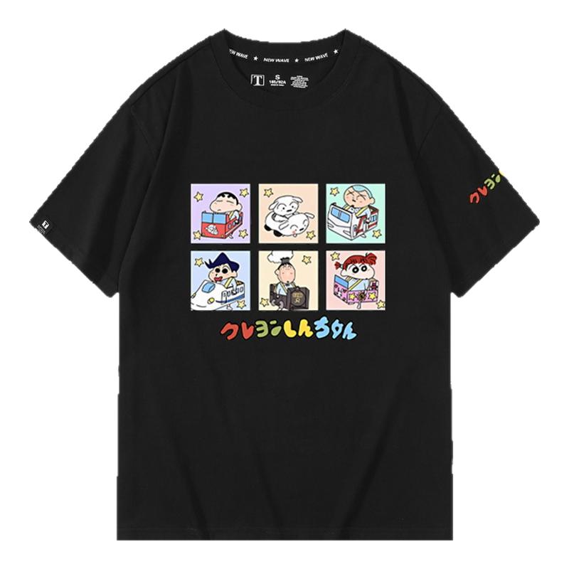休闲宽松纯棉情侣短袖