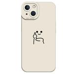 竖中指手机壳适用小米13比耶17promax/15情侣14/11ultra红米k60至尊版90/k80/k70/note12搞怪10趣味k50k40s/9