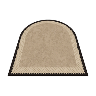 入户门地垫拱形法式中古风防滑耐脏法式免洗脚垫子进门口玄关地毯