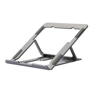 笔记本支架铝合金底座镂空桌面增高折叠收纳升降可调节平板二合一支撑架通用15.6寸游戏本17.3寸手提电脑架子