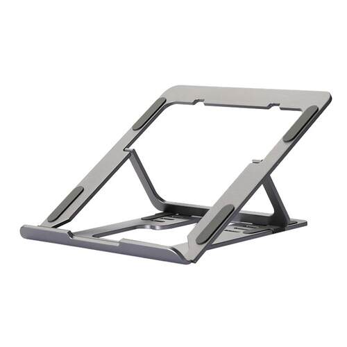 笔记本支架铝合金底座镂空桌面增高折叠收纳升降可调节平板二合一支撑架通用15.6寸游戏本17.3寸手提电脑架子