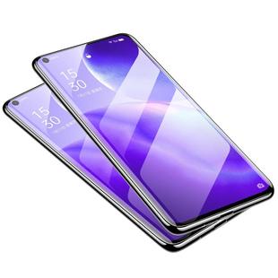 适用opporeno5钢化膜reno6防窥reno4手机reno5k全屏oppo4se防窥膜opopreno3元气版65g贴膜55g防摔45g玻璃5g半