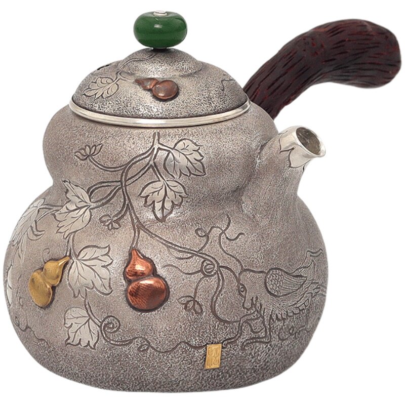 恋物志复古纯银纯手工泡茶壶非遗