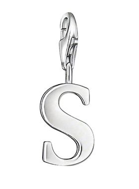 英文拼音字母S吊坠925银弹簧扣托马斯萨博个性新年蛇年春节首饰品