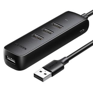 绿联USB扩展器插头多口集分线器接口转换3.0台式外接供电typec拓展坞hub延长线一拖四笔记本电脑平板手机usp