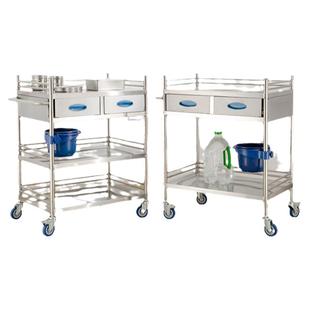 加厚不锈钢治疗车医用小推车医院手推车医疗器械美容院口腔置物架