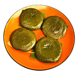 广西传统艾草艾叶粑粑青团子咸糯米糍粑芝麻花生红糖豆沙70克/个