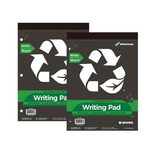 凯萨KAISA美式复古3孔拍纸本A4活页本凯撒高颜值英语单词本横线本a4活页笔记本办公会议薄脆本网格草稿本子