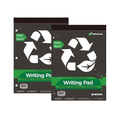 凯萨3孔拍纸本A4活页笔记本可撕