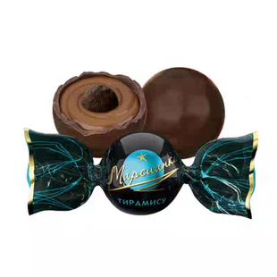 俄罗斯进口黑美人巧克力糖果松露形牛奶椰蓉球糖婚庆喜糖新年货糖