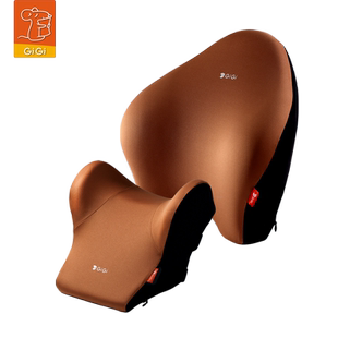 GiGi汽车腰靠垫座椅腰枕车用护腰靠背腰托 车载颈椎护颈头枕一对