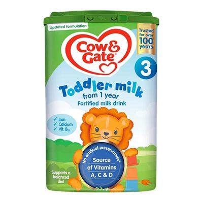 【6罐装】英国牛栏3段Cow&Gate原装进口婴儿配方奶粉800g/罐官方