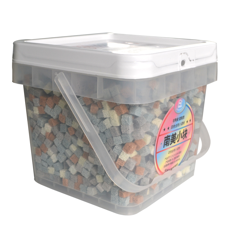 南美小块蛋糕滤材鱼缸过滤材料细菌屋净水生化棉硝化细菌培养球