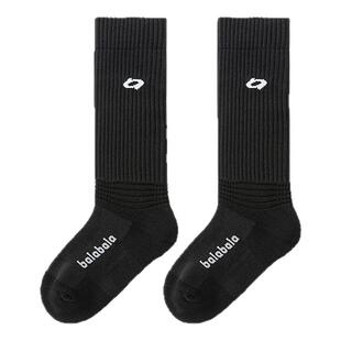 巴拉巴拉儿童袜子足球袜男童中筒袜女宝宝2025秋季新款抗菌两双装