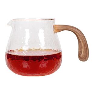 TIMEMORE/泰摩日式耐热玻璃锤目纹分享壶咖啡品杯 手冲套装品茶杯