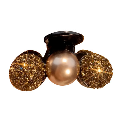 半扎发发夹女温柔披肩抓夹高级感