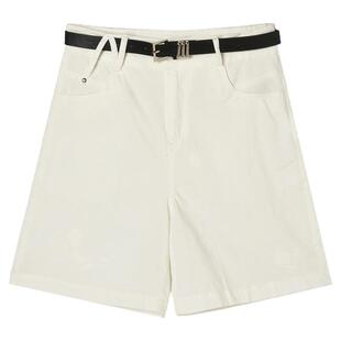 2025年夏装Outlets专柜 高端GP系列高腰五分裤系腰带微弹休闲裤女