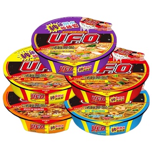 日清UFO飞碟炒面方便面干拌面多口味铁板牛肉鱼香肉丝虾仁