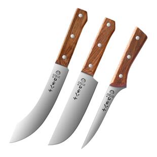 十八子作剔骨刀剥皮刀具宰杀牛羊猪肉剃肉锋分割刀正品官方旗舰店