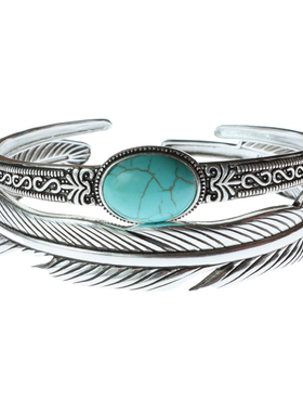 开口可调节手镯镶嵌尼泊尔