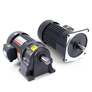 木春 2HP减速电机齿轮调速变频马达1.5KW 卧式 三相380V电压 刹车